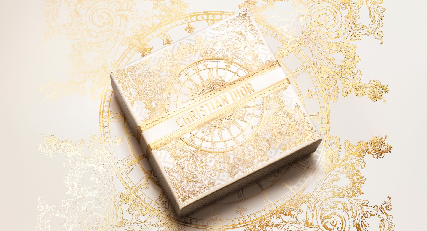 Caja dora de regalo CHRISTIAN DIOR