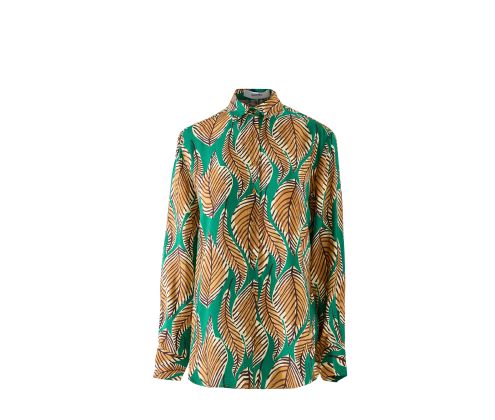 blusa verde con dordo, Dhierro