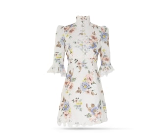 blusa blanca con flores verdes, Nuevas colecciones Diseñadores
