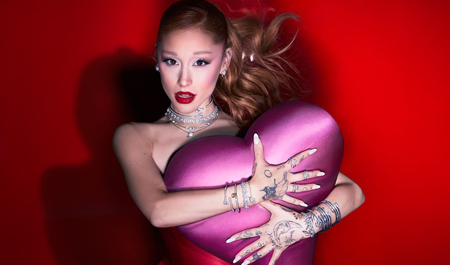 collar plateado Swarovski