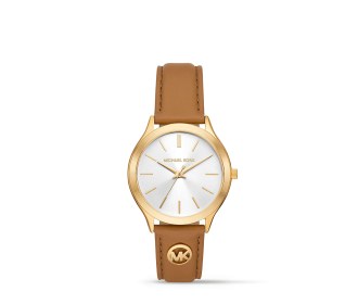 reloj dorado de caratula blanca Relojes mujer Michael Kors relojes