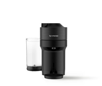 Imagen de cafetera negra con amarillo, NESPRESSO