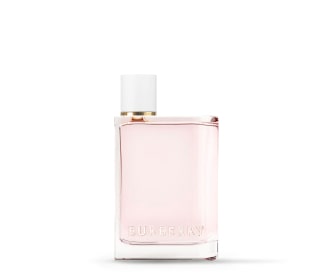 Imagen de botella de locion rectangular rosa. BURBERRY PERFUMES
