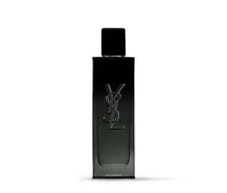 Imagen de un frasco de perfume negro