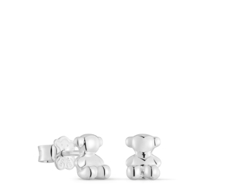 aretes plateados TOUS
