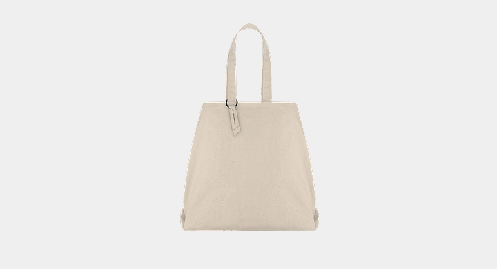 Bolsa color beige Adolfo Domínguez
