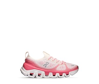Tenis blanco con rosa de la marca ON, Mujer