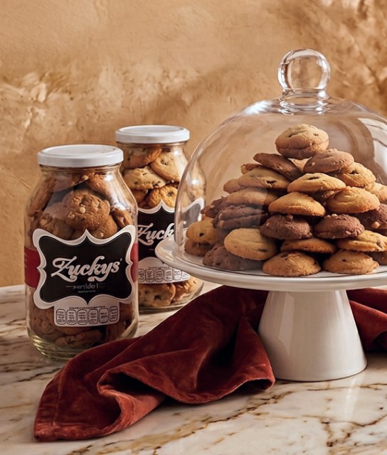 frasco de galletas Zuckys