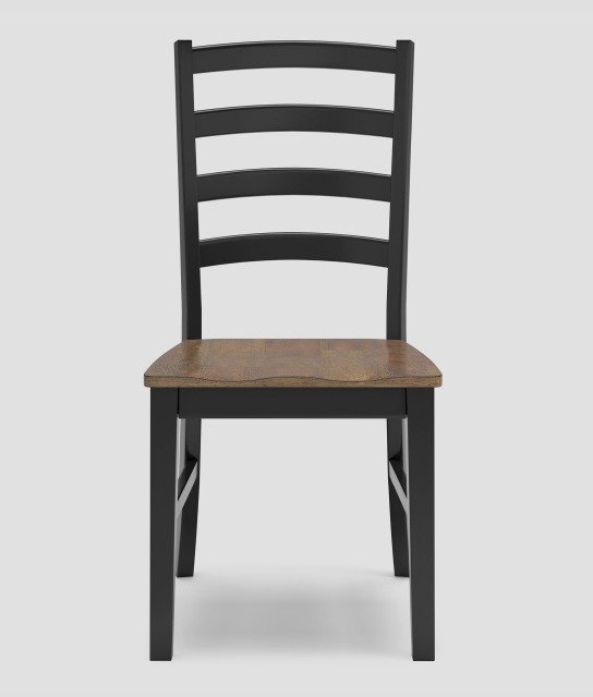 Silla color cafe de madera SILLAS Y BANCOS