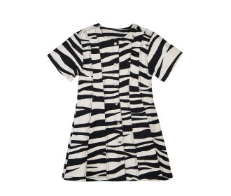 vestido blanco con negro