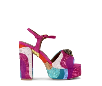 zapatilla de plataforma de muchos colores, KURT GEIGER