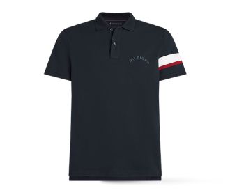 Playera tipo polo negra