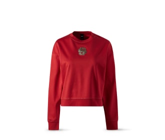 Blusa roja de manga larga