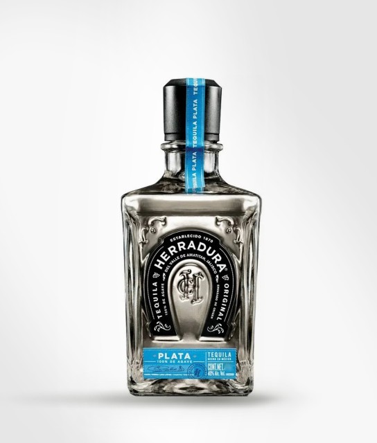 Botella de tequila HERRADURA plata