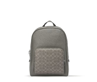 mochila  gris