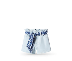 short azul, MANGO