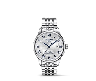 Imagen de reloj plateado . TISSOT