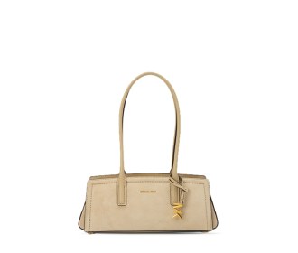 Imagen de un bolso color coral