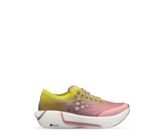 Tenis color rosa con verde, Mujer