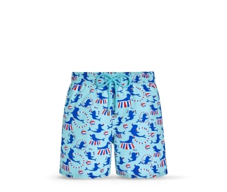 short azul, VACACIONES