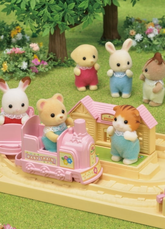 familia de gatos negros Sylvanian Families