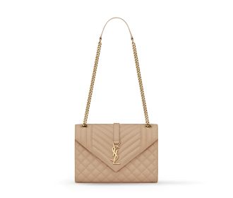 Imagen de un bolso color beige