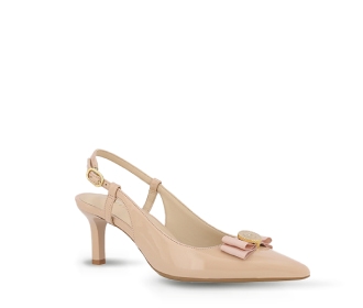 zapatilla color nude