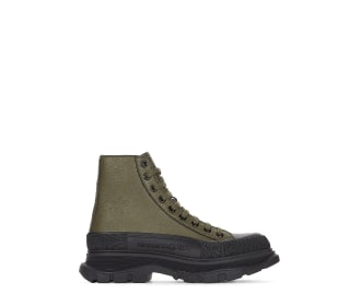 Imagen de bota color verde y negra