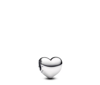 dije plata en forma de corazon