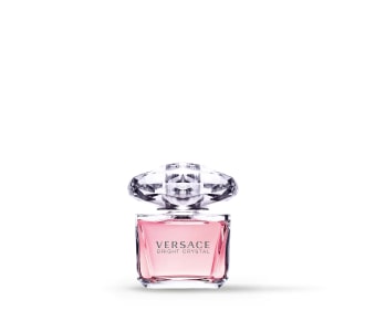 Frasco de perfume color rosa, VERSACE