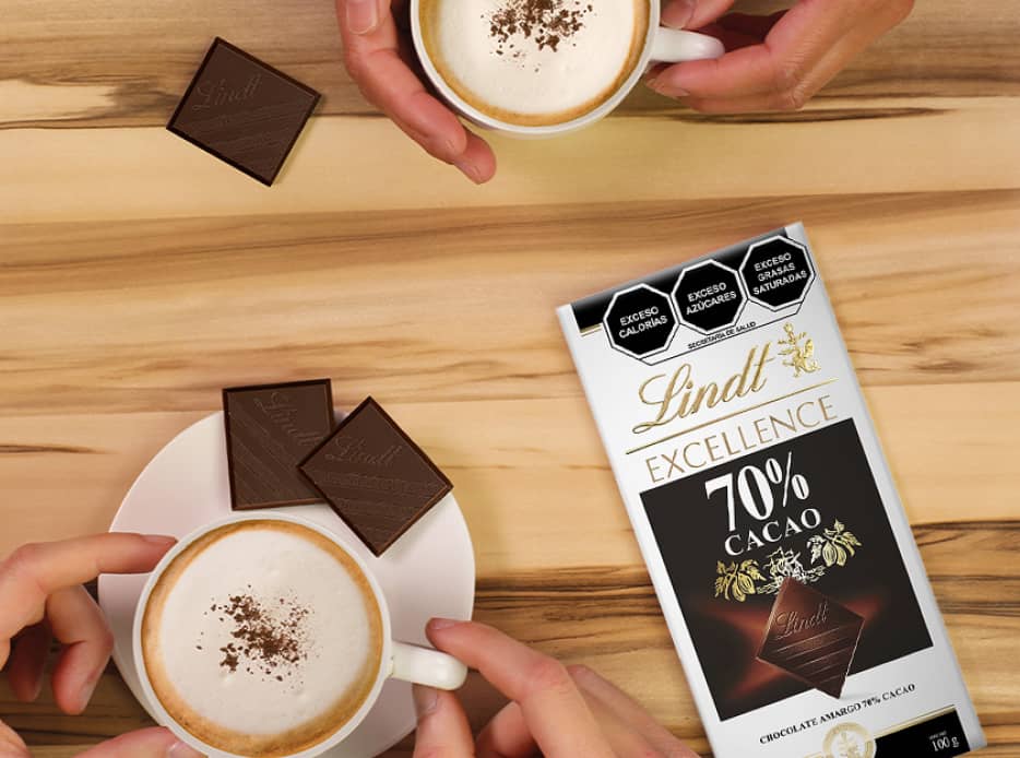 Acompa&ntilde;a tu chocolate Lindt Excellence con caf&eacute;