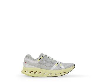 tenis color gris con amarillo, ON AG