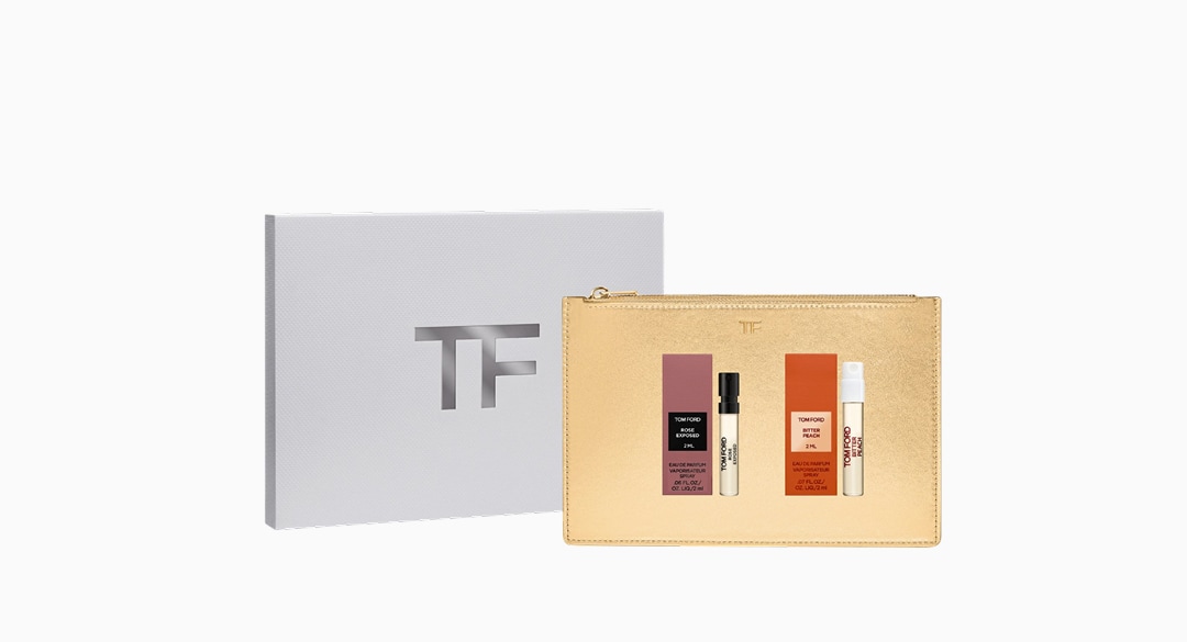 obt&eacute;n espejo con funda de cuero Tom Ford