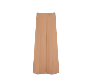 Pantalon acampanado color cafe claro, MAX MARA