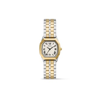 Reloj plateado con dorado Fossil