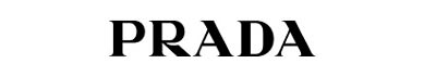 Logo de la marca prada,