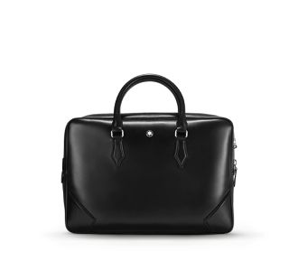 Imagen de portafolio negro de piel