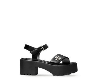 Sandalia negra Sandalias para mujer