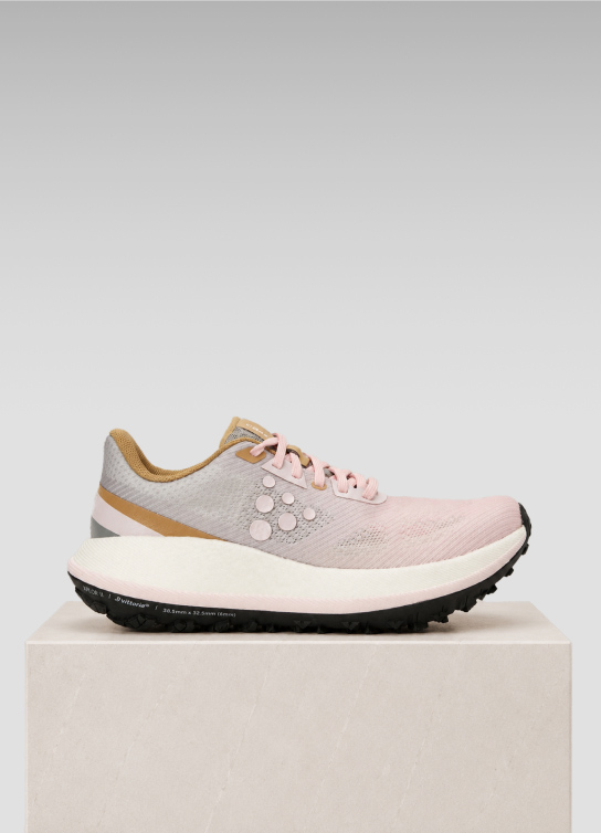 Tenis color gris con rosa CRAFT