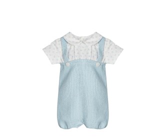 mameluco azul con blanco, BEBES MODA ROPA