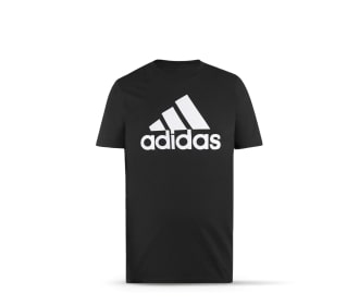palyera negra con logo blanco ADIDAS, Ropa deportiva hombre