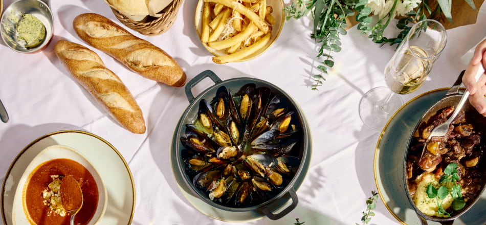 imagen de platillos de cocina francesa