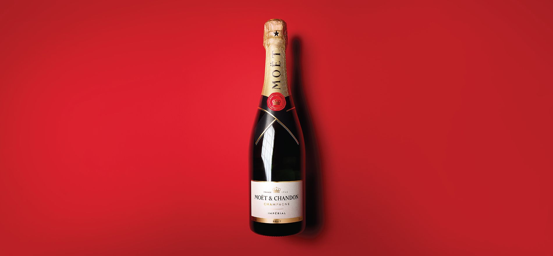 Botella de champagne MOET