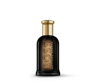 Botella negra de locion, HUGO BOSS