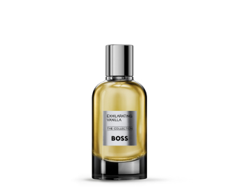 Botella de locion amarilla con gris, Hugo BOSS