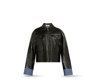 chemarra negra Chamarras, Ropa de lujo para mujer