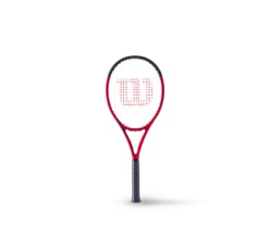 Raqueta de tenis color negra con rojo