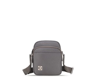 Mochila lateral color gris para hombre, CLOE