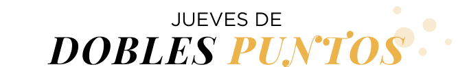 Jueves de dobles puntos