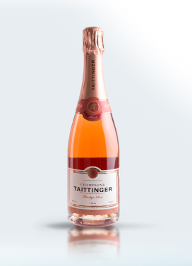 Botella de vino taittinger